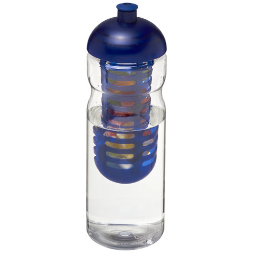 Bidon promotionnel et infuseur 650ml H2O Active® Translucide et Bleu